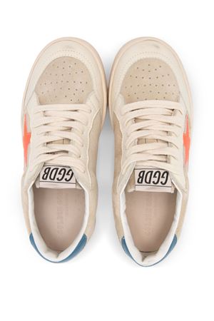 beige leather sneakers GOLDEN GOOSE KIDS | GYF00439F00805015863